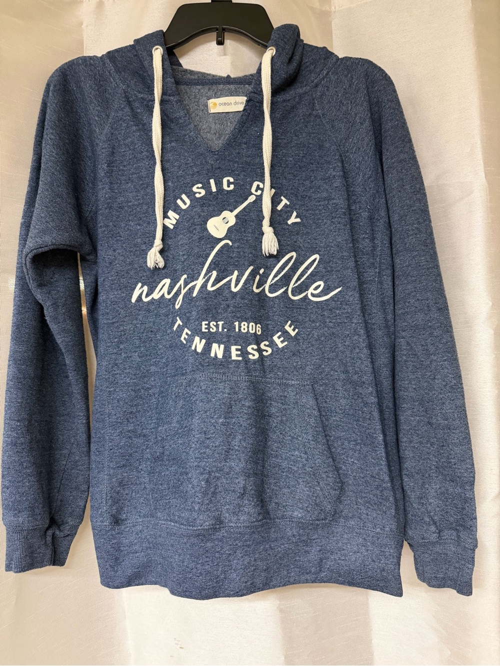 Ocean Drive Blue Nashville Crewneck Pullover